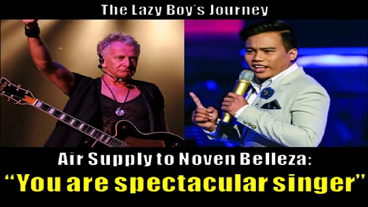 Air Supply dou congratulates Tawag ng Tanghalan winner Noven Belleza for amazing Medley
