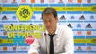 Conférence de presse Olympique de Marseille - Dijon FCO (3-0) : Rudi GARCIA (OM) - Olivier DALL'OGLIO (DFCO) - Ligue 1 Conforama / 2017-18