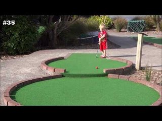 Three-Year-Old Boy Becomes Pro at Mini Golf