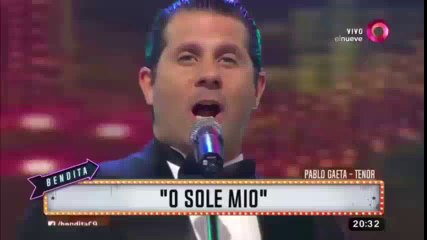 "O SOLE MIO" en Bendita T.V