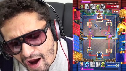 ENCONTREI O YOUTUBER MAIS GEMADO NO PUSH do CLASH ROYALE!!!