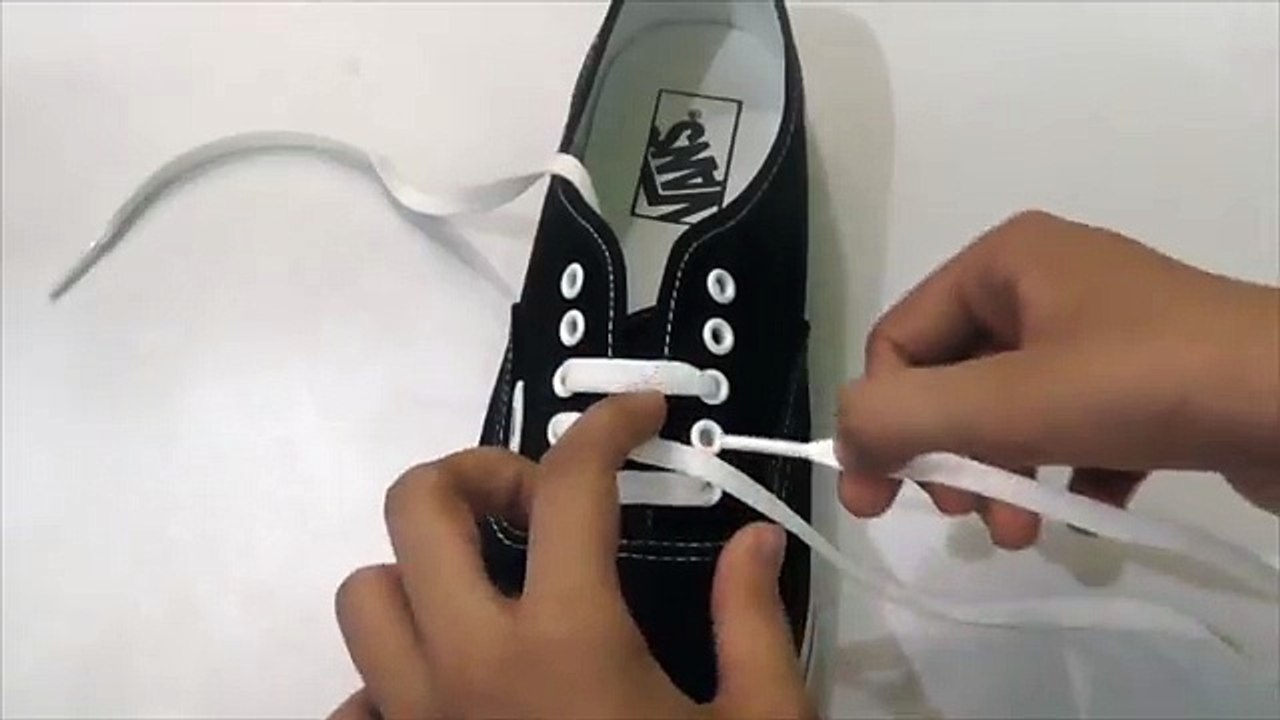 How to Bar lace shoes   canvas, vans and converse