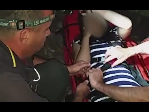 Monte di Portofino (GE) - Escursionista inglese bloccata, salvata dai Vigili del Fuoco (27.07.17)