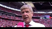 Arsene Wenger Post Match Interview Chelsea 1-1 Arsenal 1-3 (P) 2017 Community Shield - USA SPORTS