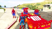Şimşek McQueen ve Örümcek Adam Aşırı İstenen Araba İle (Çizgi Film Tadında Türkçe Dublaj)