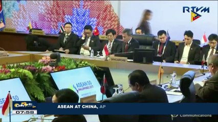 #ASEAN at China, aprubado na ang framework ng code of conduct hinggil sa usapin ng South China Sea