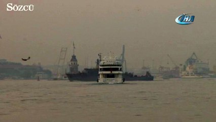 Rus savaş gemisi İstanbul Boğazı’ndan geçti