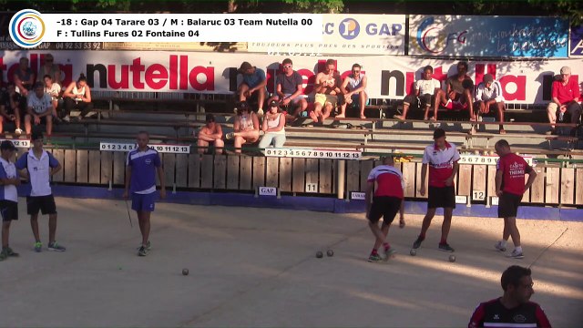 Les finales, 41eme Challenge Robert Millon, Sport Boules, Gap 2017