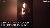 Fire climbs 86-story skyscraper in Dubai