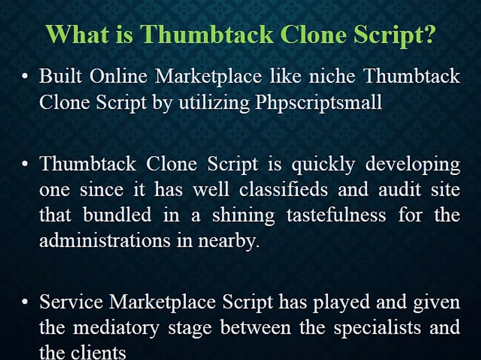 Service Marketplace Script - Thumbtack Clone Script