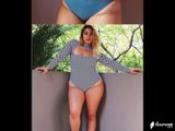 Plus Size Model  Nadia Aboulhosn  Sexy Compilation   Plus Size Model Hot
