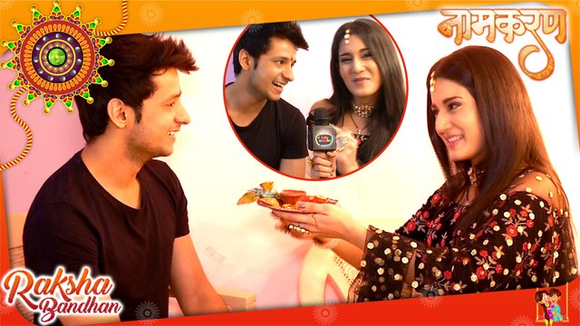Aditi Rathore aka Avni & Sushant Mohindru aka Amol Celebrate Raksha Bandan | Naamkaran | TellyMasala