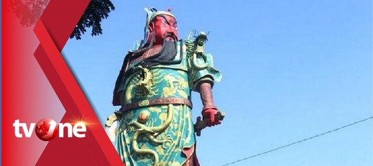 Tak Berizin, Patung Raksasa Dewa Keadilan di Tuban Ditutup Kain