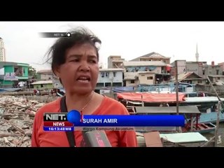 Belasan Warga Bertahan di Perahu Terkait Revitalisasi Pasar Ikan dan Luar Batang - NET16