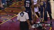 Jeff Teague Hurt By Kevin Love | Cavs vs Pacers R1G2 | April 17, 2017