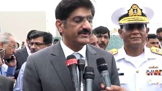 Murad Ali Shah talks to media