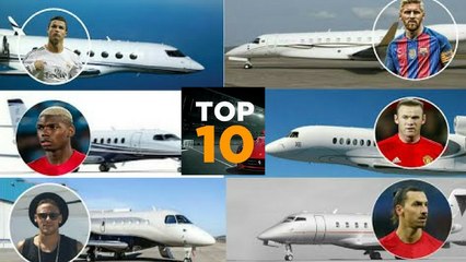 Top 10 Football player | Most Expensive and luxurious privet jet of Football || HD || 2017