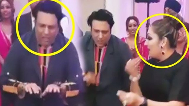 Govinda DANCE with Wife Sunita Ahuja CUTE VIDEO!