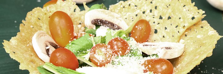 سلطة الروكا بكوب البارميزان، طريقة سهلة بالفيديو