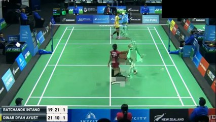 Ratchanok INTANON - Dinar Dyah AYUSTINE _(3_3)New Zealand Open 2017