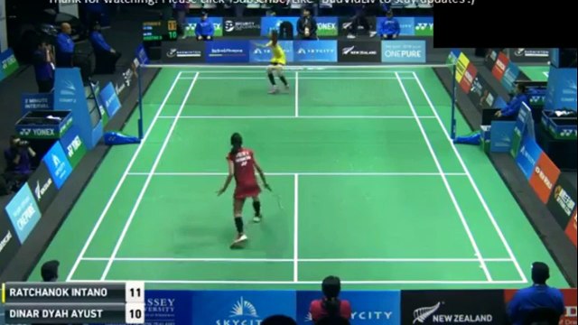 Ratchanok INTANON - Dinar Dyah AYUSTINE _(1_3)New Zealand Open 2017