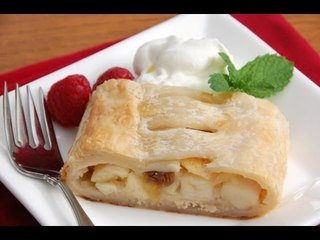 Strudel de manzana y queso / Cómo hacer un strudel de manzana
