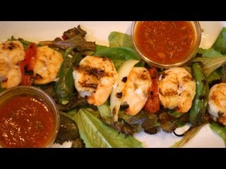 Receta para preparar alambre de camarones