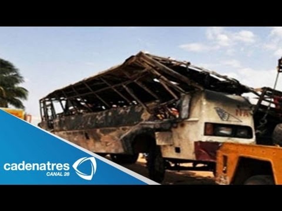 Mueren peregrinos por accidente de autobús / Accidente de autobús en Villa del Carbón