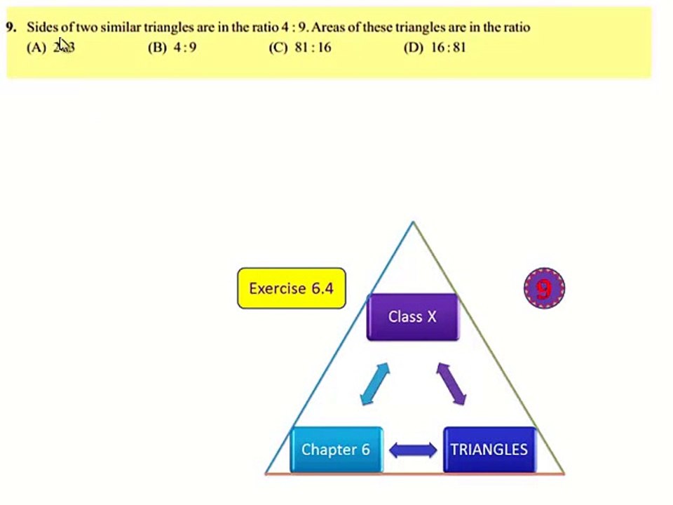NCERT Solutions for Class 10th Maths Chapter 6 Triangles Exercise 6.4 Question 9