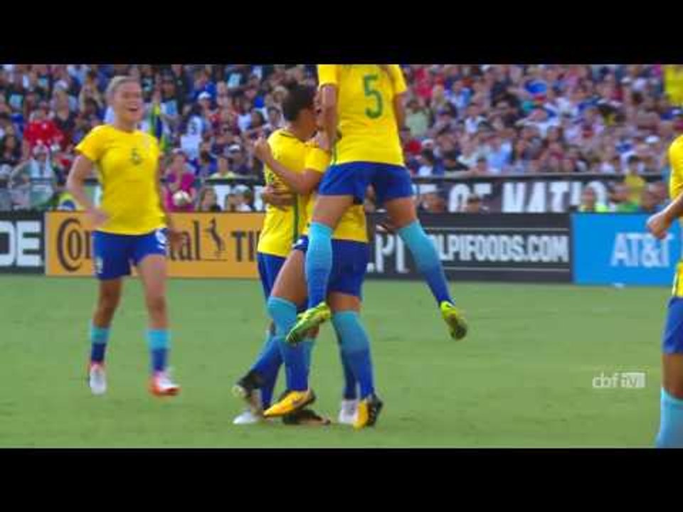 Seleção Brasileira Feminina: Andressinha: "EUA x Brasil é sempre um grande jogo e hoje foi mais um"