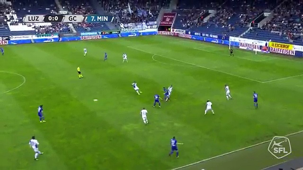 Luzern 0:1 Grasshoppers (Swiss Super League 6 August 2017)