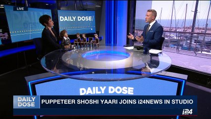 DAILY DOSE | Puppeteer Shoshi Yaari joins i24NEWS in studio  | Monday, August 7th 2017