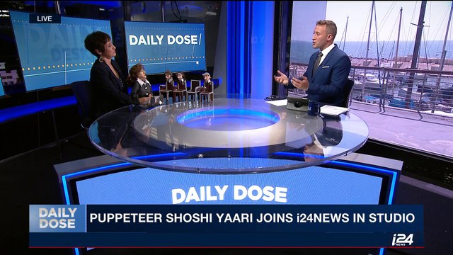 DAILY DOSE | Puppeteer Shoshi Yaari joins i24NEWS in studio | Monday, August 7th 2017
