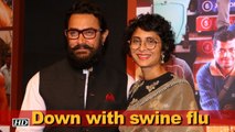 Aamir Khan & wife Kiran Rao down with swine flu
