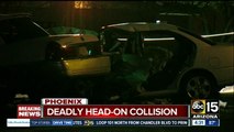 Suspected impaired driver causes head on crash, killing 1 in Phoenix