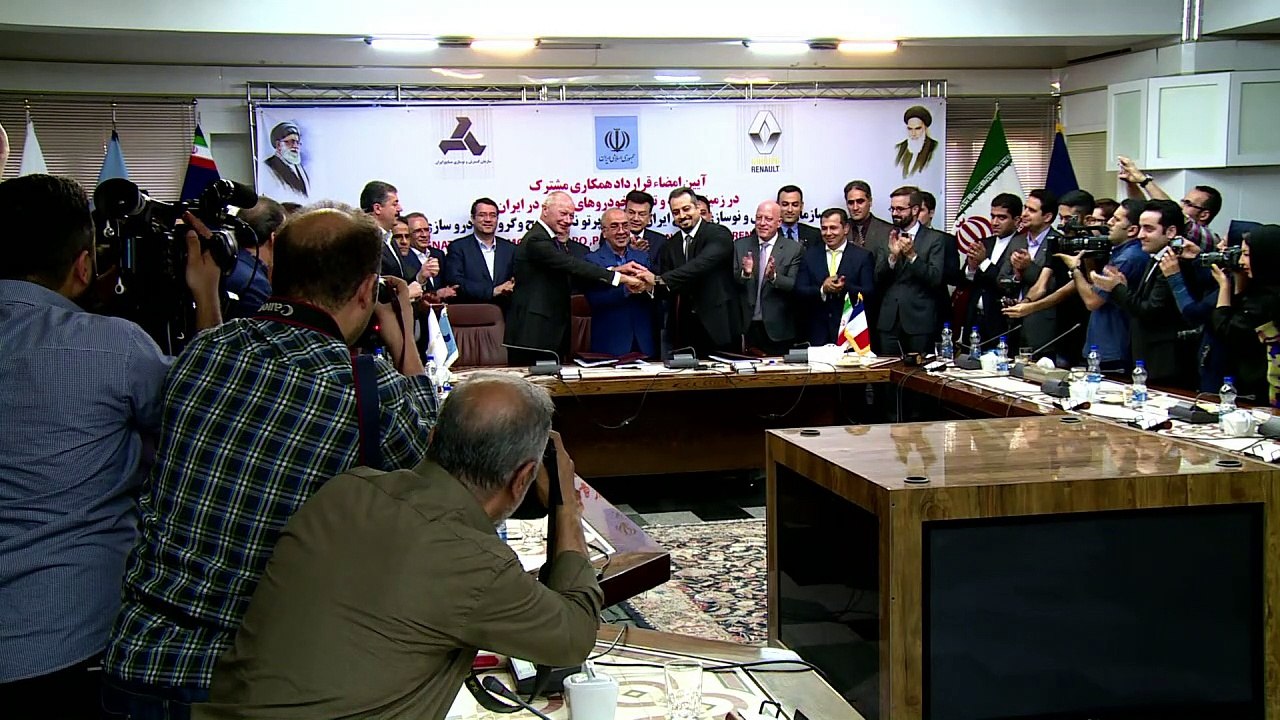 Renault signe un accord de 660 millions d'euros avec l'Iran