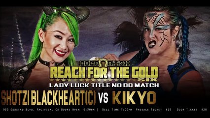 Shotzi Blackheart (c) vs The Fallen Flower Kikyo No DQ Lady Luck Championship Match