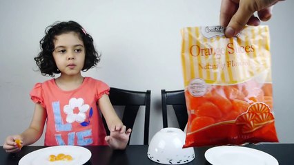 الأكل الحقيقي ضد الجيلاتين فاصوليا و بطيخ! Real Food Vs Gummy Food