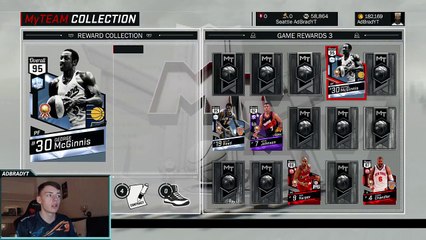 DIAMOND GEORGE MCGINNIS AND PINK DIAMOND ELGIN BAYLOR IN NBA 2K17 MyTEAM