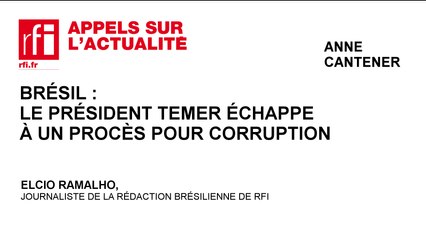 Brésil : le président Temer échappe à un procès pour corruption