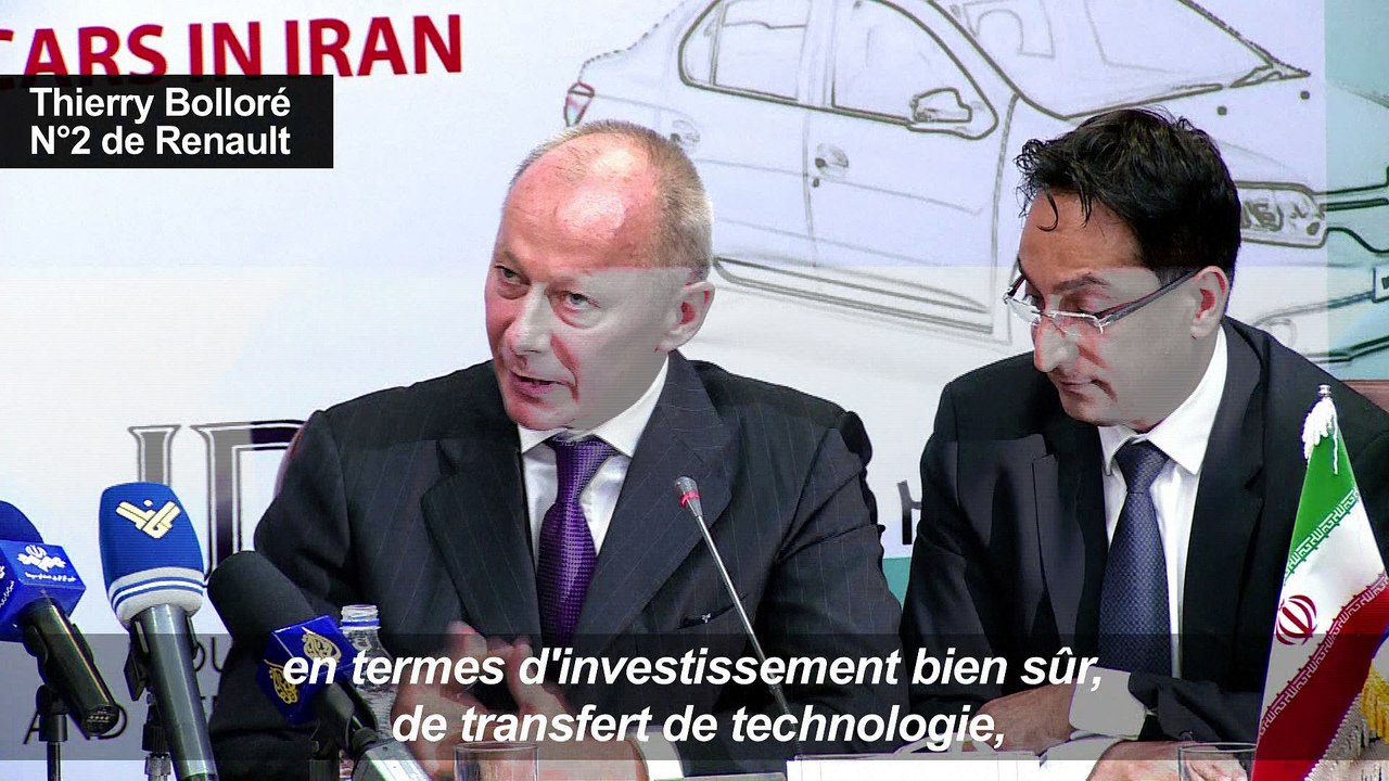 Renault signe un accord de 660 millions d'euros avec l'Iran