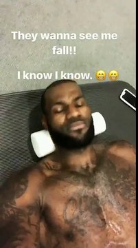 LeBron Posts New Workout Video to Meek Mill's -Wins & Losses-