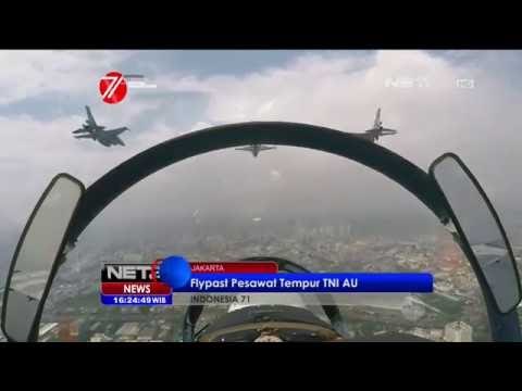 Atraksi Flypast Pesawat Tempur TNI AU Memikat Jutaan Warga - NET16