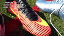 Ronaldo VS Messi - Boot Battle: Nike Superfly V CR7 vs adidas Messi16.1 Test & Review