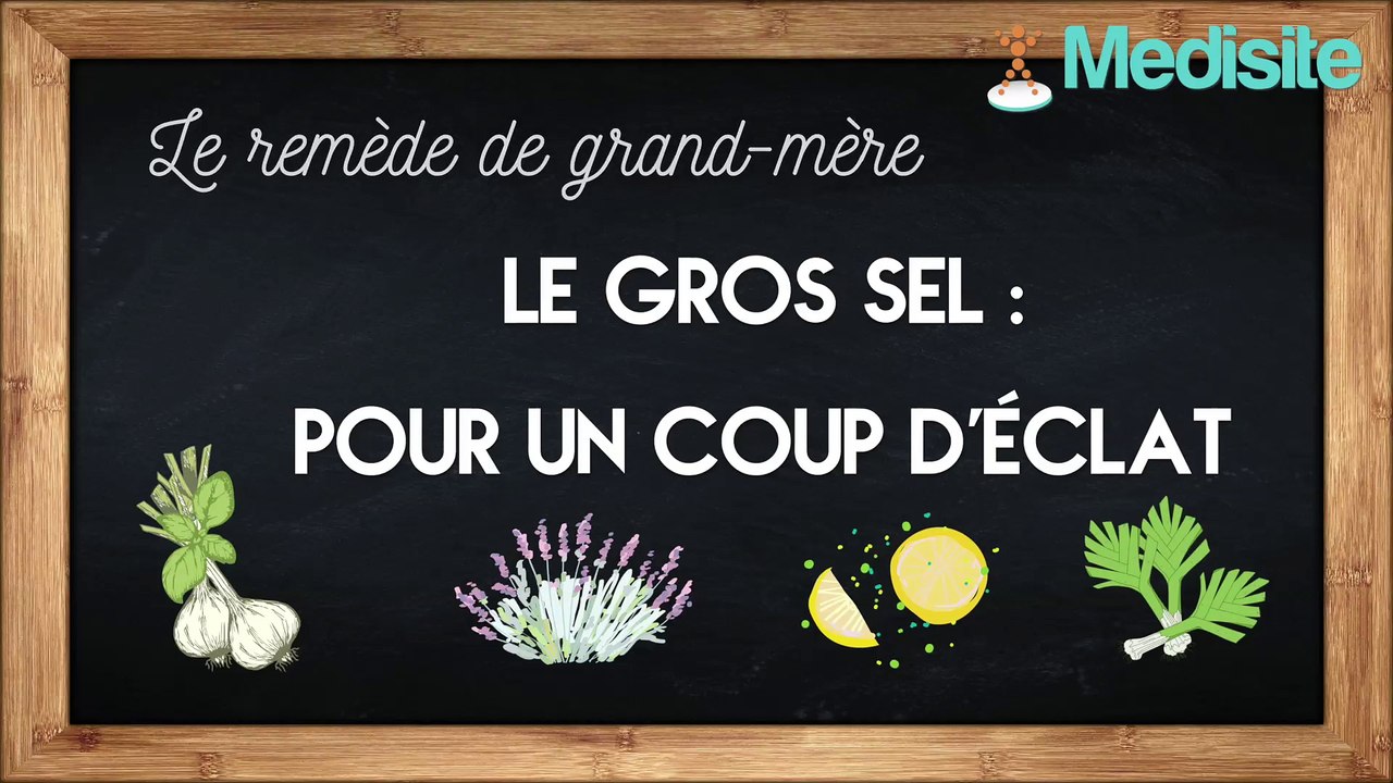 Remède de grand-mère pour un coup d’éclat : le gros sel