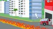 Voitures de Patrouille: Camion de Pompier et voiture de police, la GRANDE Course - Dessin anime