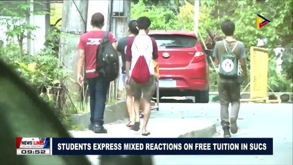 Students express mixed reactions on free tuition in SUCs