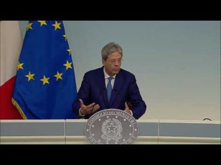 Conferenza stampa del Consiglio dei Ministri n  40 28 07 2017