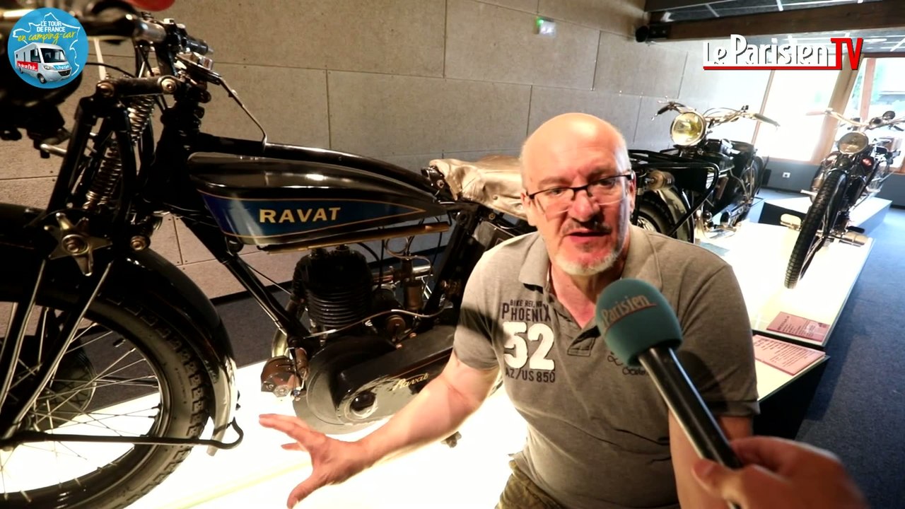 La collection exceptionnelle des motos  Ravat au musée « La Grange à Bécanes ».
