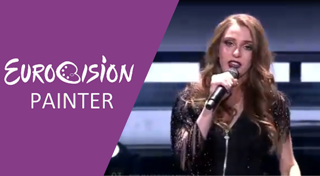 Jana Burčeska - Dance Alone (F.Y.R. Macedonia) 2017 Second Semi-Final - Eurovision Painter.